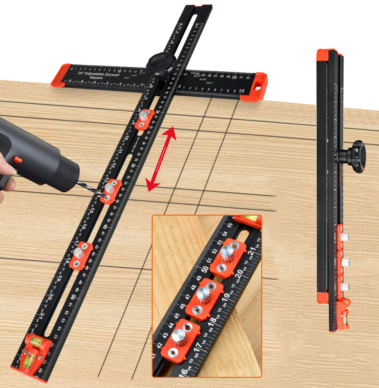 T-Shape Combination Ruler 791