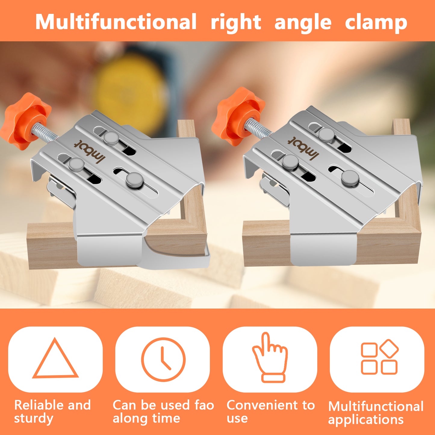 Right Angle Ruler - 90º Corner Clamp 786